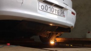 Звук выхлопа без катализатора и глушителя Lancer X sound