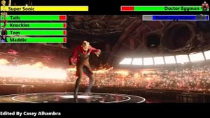 Sonic the Hedgehog 2 (2022) Final Battle with healthbars 3/3
