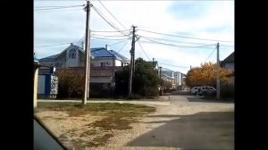 Обзор улицы Святого Георгия в Витязево.