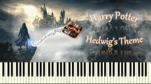 Harry Potter / Hedwig's Theme (piano tutorial) [НОТЫ + MIDI]