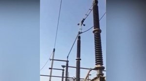 Отключение разъединителя⚡️220кВ⚡️под нагрузкой