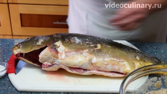 Запечённый карп - Рецепт Бабушки Эммы