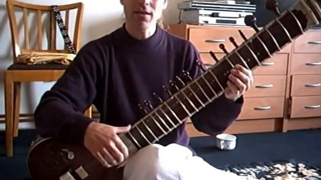 raga lesson 3/4 - RAGAS BHINNA SHARAJ & HEMANT - on sitar