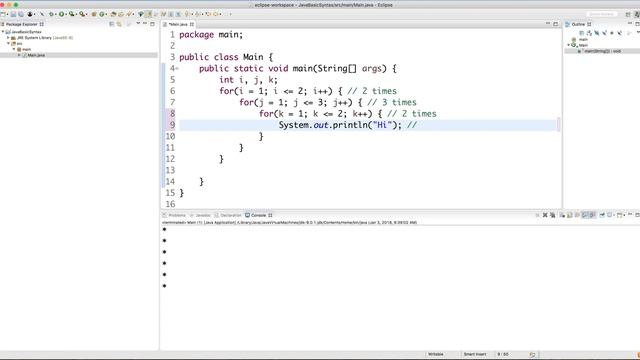 Java Basic- 12: Nested Loop Java Bangla Tutorial. Java Basic Syntax Bangla Tutorial for Beginners