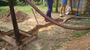 СКВАЖИНА НА ПЕСОК С ДОБАВЛЕНИЕМ БЕНТОНИТА 27 МЕТРОВ