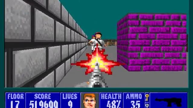 Spear of Destiny Walkthrough (100%) - Part 19 - Floor 17 Ramparts смотреть онлайн