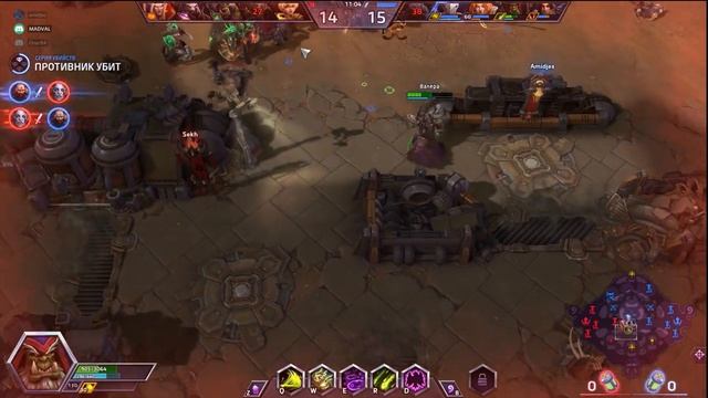 Heroes of the storm Gameplay Гул'Дан (Madval), Соня (Amidjes)