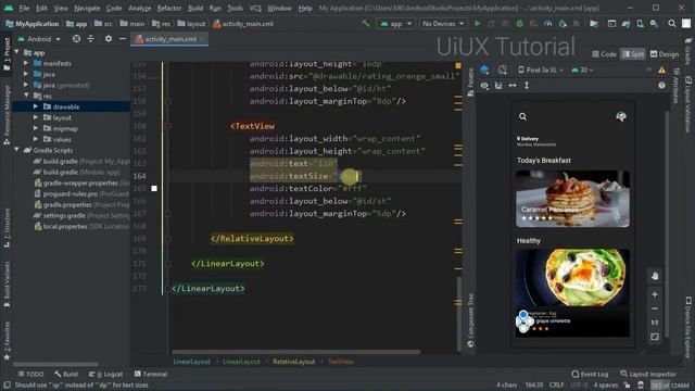 Android UI Design Tutorial | Food App UI Design | UiUX Tutorial