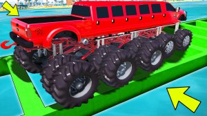 КАК ДАЛЕКО ПО КОЧКАМ ПРОЕДЕТ ЧИТ МОНСТР ТРАК В ГТА 5! ОБЗОР МОДА В GTA 5! РУССКИЕ ДОРОГИ В GTA!