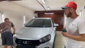 Обклейка Lada Vesta SW Cross бронепленкой