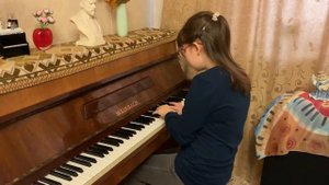 SOFT MOZART Winter Recital 2019-2020 Anna (11).  Бетховен "К Элизе" (фрагмент)