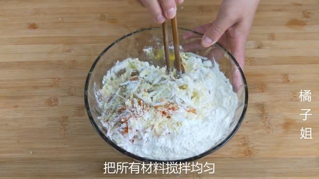 橘子姐美食 | 早餐饼最快速的做法，筷子一搅，手不沾面，轻松解决全家人的早餐