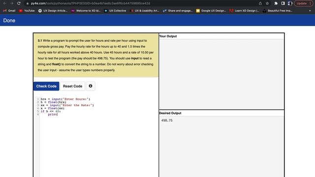 Coursera: Python For Everybody Assignment 3.1 program solution | Assignment 3.1 Python For Everybod