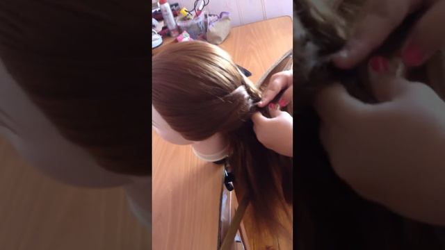 Прическа " Коса с подхватом " смотреть онлайн