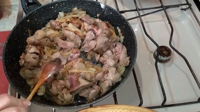 Нежнейшая куриная печень под соусом ТЕРИЯКИ!