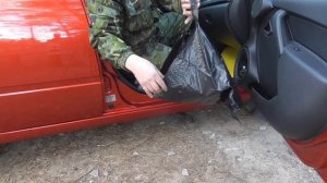Лада Гранта установка Эва ковриков.