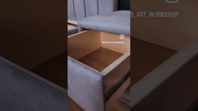 Кровать с мягким изголовьем #купитькровать #отпроизводителя https://vk.com/draper_art_workshop