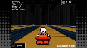 Papyrus Gameplay - Undertale Racer (UnderRacer)