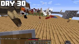 We Survived 100 Days On ONE BLOCK In Hardcore Minecraft - DUO 100 Days