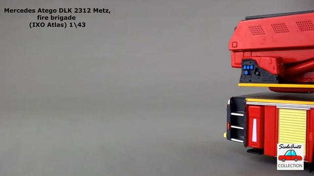 Mercedes Atego DLK 2312 Metz, fire brigade (IXO Atlas) 1\43 смотреть онлайн