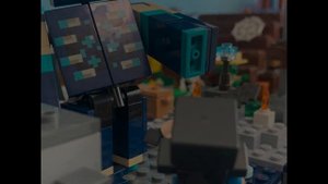 LEGO Minecraft Stop motion, Warden Dimensions (Part 1) Heart of Warden.