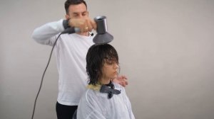 Круглые слои радиальными проборами