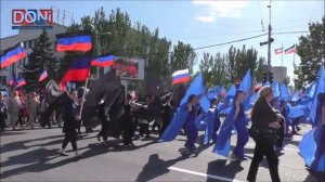 Défilé du Jour de la République - Donetsk - 11 mai 2018