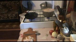 Гречневая каша со шкварками