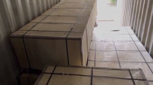 Marble Stone Spc Wall Panel Container Loading