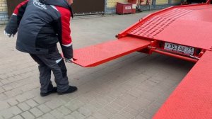 Эвакуаторная платформа НЗСА. Эвакуатор переоборудование ФОТОН.