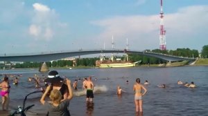 Великий Новгород, пляж