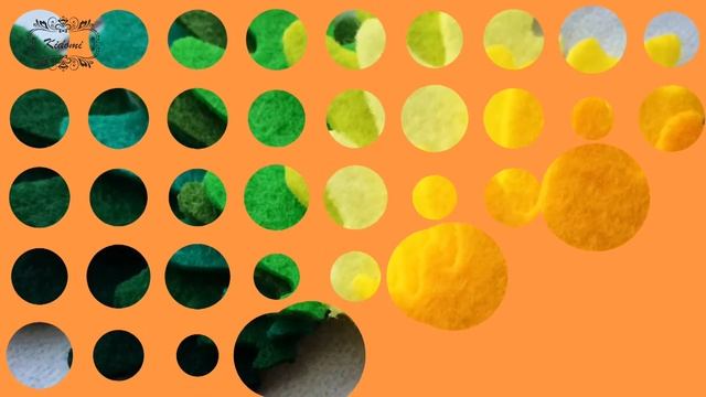 Осенние краски - вырубка из фетра смотреть онлайн