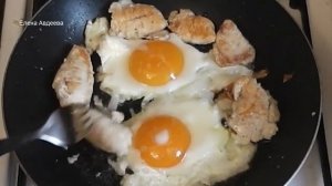 Икра окуня с яйцом