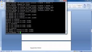 SRVCTL and CRSCTL in Oracle RAC