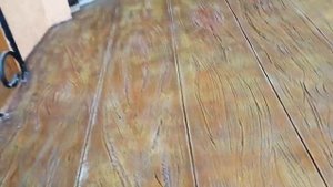 Покраска крыльца из арт бетона