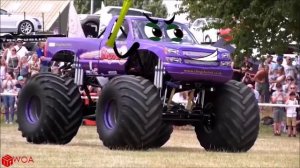 Сумасшедшие монстр траки.Крутые трюки на грузовиках.АНИМАЦИОННОЕ ВИДЕО!!!