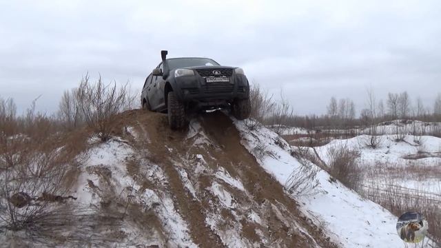Прокатываем трассу для соревнований. Рвём полуоси. Нивы УАЗы Jeep Cherokee Great Wall Wingle