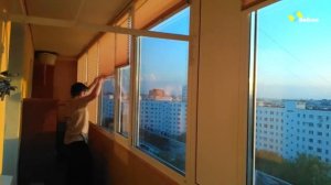 Жалюзи плиссе на балкон