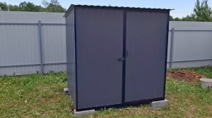 Усиленный хозблок 2х1,5м Ral 7024(темно серый)