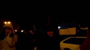 Канал новости  В Одессе сожгли флаги Партии регионов