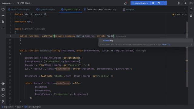 Secure User Verification Using Signed URLs - Build Expense Tracker App With PHP 8 смотреть онлайн