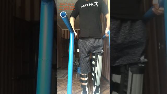 Спинальник. Грудной отдел. Учусь ходить с комментариями. Wheelchairman. T5671011 sci. With comments