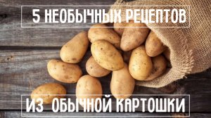 ЭТИ блюда из КАРТОШКИ ВЫ ещё не ПРОБОВАЛИ! 5 рецептов из ОБЫЧНОЙ картошки / ужин БЫСТРО И ВКУСНО