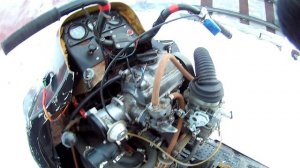 Снегоход буран на движке от автомобиля ОКА