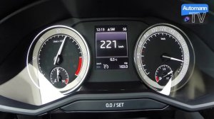 ШКОДА Superb 2 0 TDI 2016 190лс разгон от 0 222 км ч