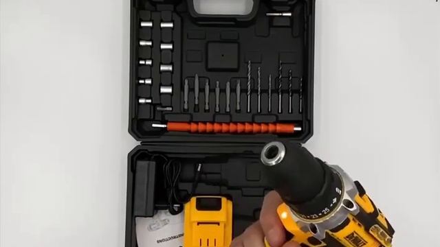 Шуруповерт Dewalt 48V + набор смотреть онлайн