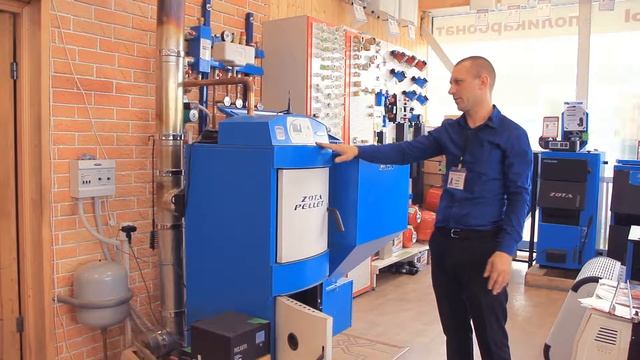 Автономное отопление дома! Краткий обзор отопительного котла Zota Pellet 25S от Викторова Романа смотреть онлайн