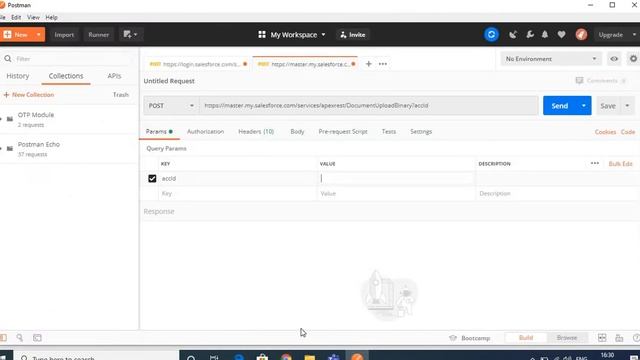 Salesforce Document Upload Rest API binary Postman Test