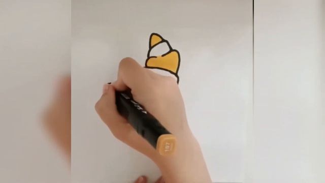 Как рисовать Круасан | Пошагово | Простые рисунки смотреть онлайн