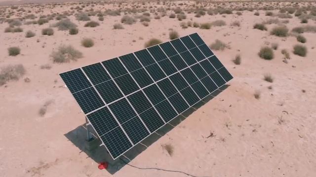 Солнечная электростанция Актау, с дрона смотреть онлайн